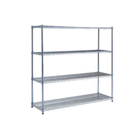 ワイヤーラック H1500 重量棚4段