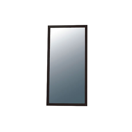 大型立掛けミラー(鏡5mm) 濃茶