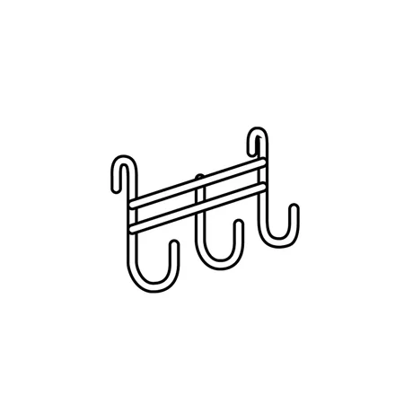 HF-32 3連フック 白