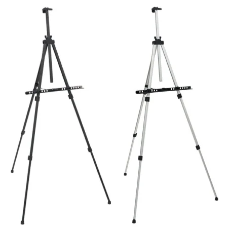 アルミ3段イーゼル ブラック