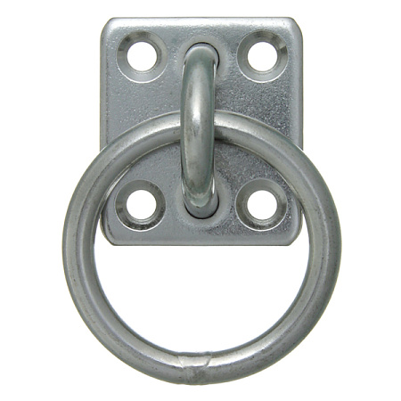 角型アイプレート リング付