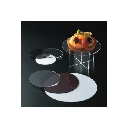 ケーキトレイ＆ディスプレイプレート クリア