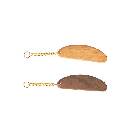 半円型木製キーホルダー KH-16N ナラ