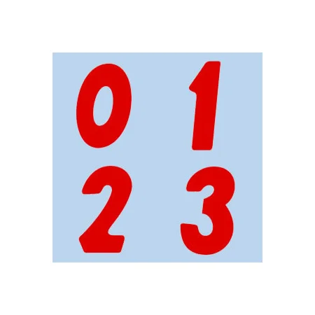 アドインレタ 23-81 数字の「1」 H23・30片×10シート