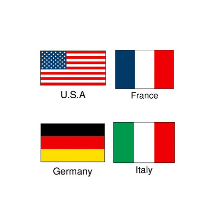 国旗シール Italy (22-2503*)