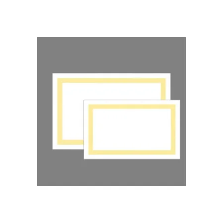 ショーカード 小 金箔枠