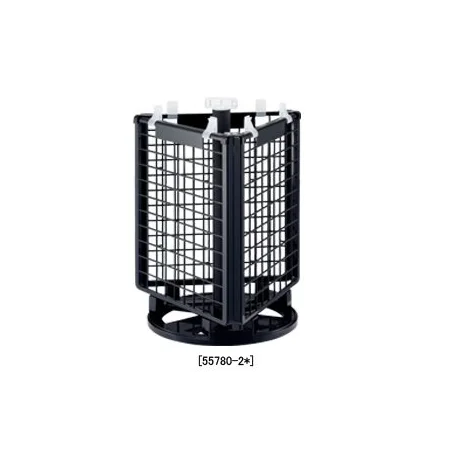 樹脂製卓上回転ネットディスプレイ