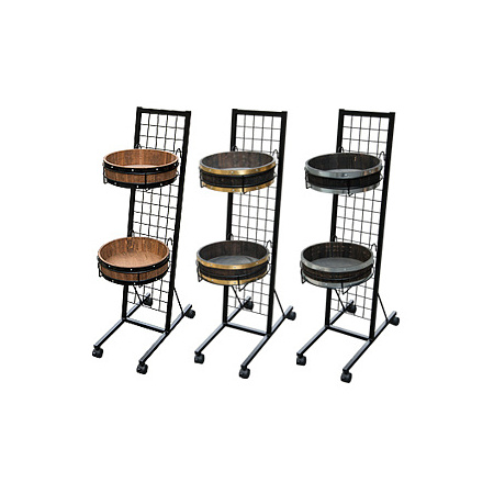 バーレルカート ローカット2段 ブラウン