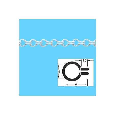 二重チェーン IR12E 白