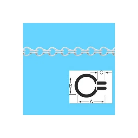 二重チェーン IR12E 白