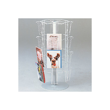 4段6面卓上回転カード立て