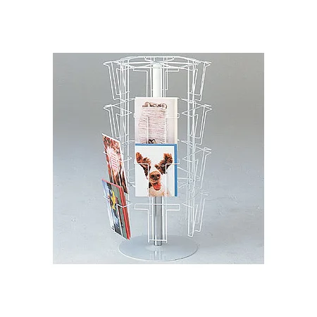 4段6面卓上回転カード立て