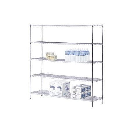 ワイヤーラックH2100 重量棚5段 W907