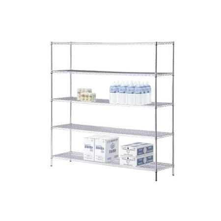 ワイヤーラックH2100 重量棚5段