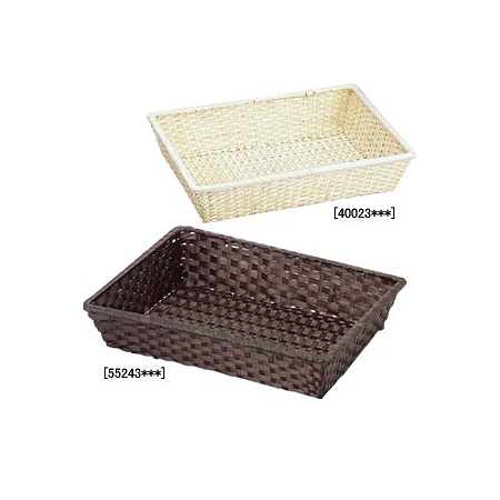竹かご ダークブラウン 25-26DB