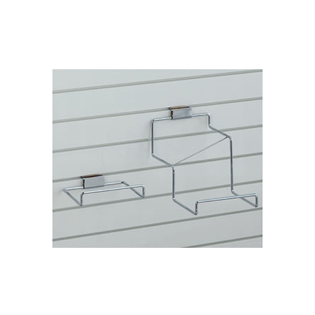 スロットウォール用シューズフック 水平1段