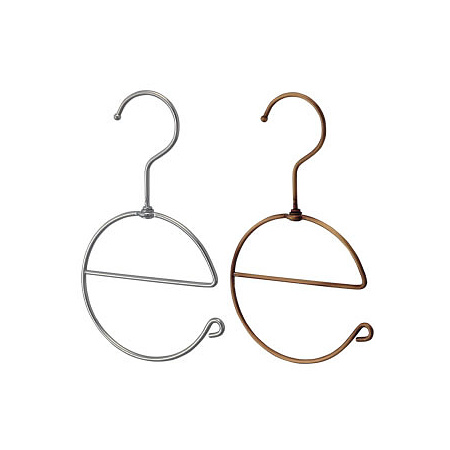 ディスプレイ用ラウンドeフック クローム 3ケ入