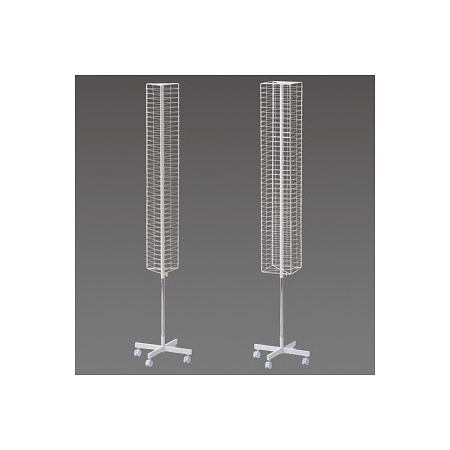 スリム回転ネット什器 三角