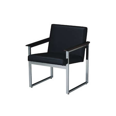 応接イス 1人掛 ブラック