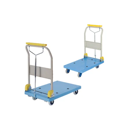 静音樹脂台車 ハンドブレーキ付 小