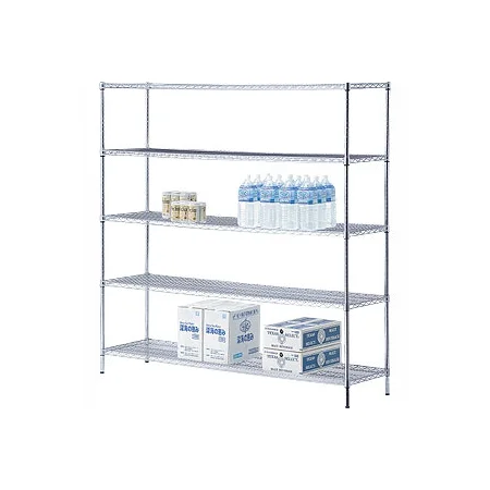 ワイヤーラックH1810 重量棚5段