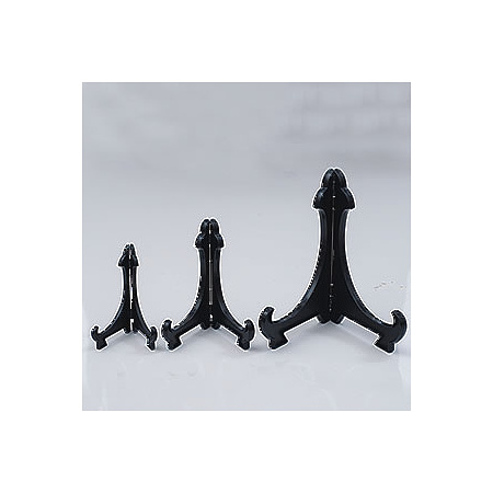 皿立 プラスチック ブラック 4号 (05707***)