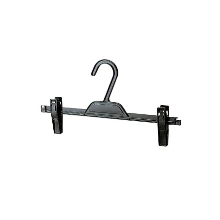 プラスティック製ボトムハンガー 黒 (10個セット)