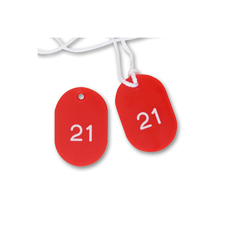 スチロールクロークチケットB型 (1～50) ブルー