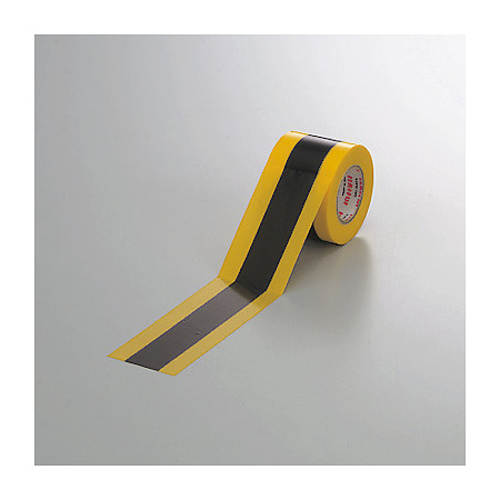 塩ビ・トラテープ (セパ無) 直線タイプ 45mm幅×10m巻 (374-01)