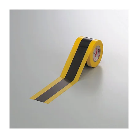 塩ビ・トラテープ (セパ無) 直線タイプ 45mm幅×10m巻 (374-01)