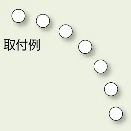 ドア開閉表示ステッカー (丸型)
