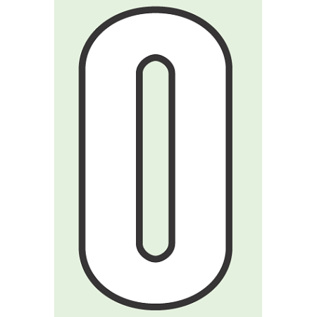 路面用番号表示 0 合成ゴム 280×1.2mm厚 (834-50)