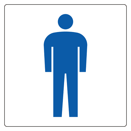 トイレ表示アクリル板
