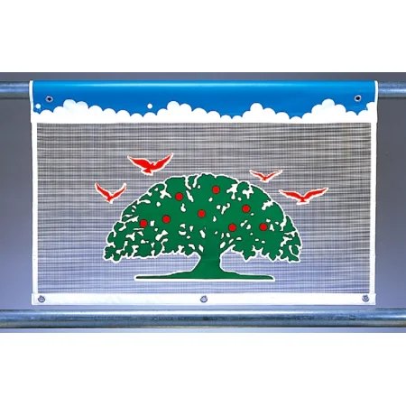 バリケード用 風抜けメッシュ標識(ジョイシート)