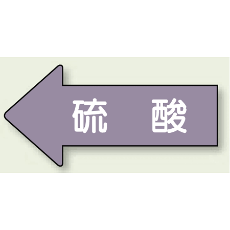 JIS配管識別方向矢印ステッカー（10枚1組）
