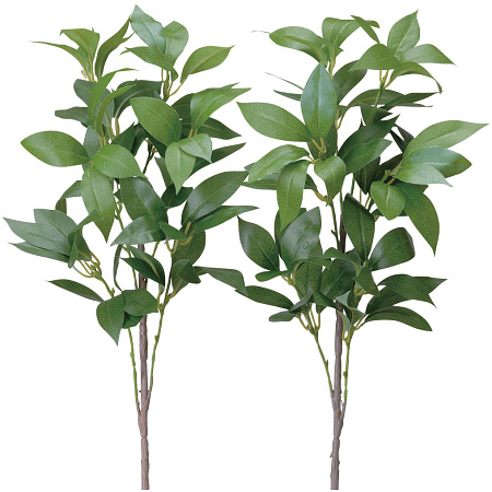 光触媒 人工観葉植物 造花 シキミ(香花)2本セット (高さ65cm)