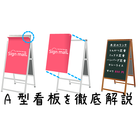 A型看板とは？A型看板を徹底解説
