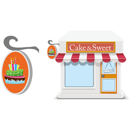 看板はお店のシンボルになります