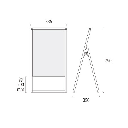 ■300×600【片面】タイプ図面