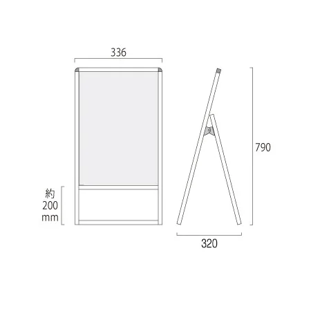 ■300×600【片面】タイプ図面