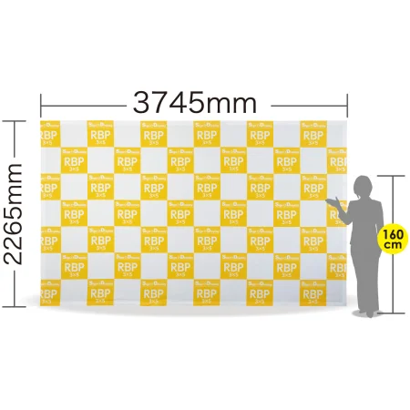 楽々!バックパネルスタンド 3×5 W3745×H2265mm ※器具のみ - 看板通販 楽々!バックパネルスタンド 3×5 W3745×H2265mm ※器具のみ - 看板通販