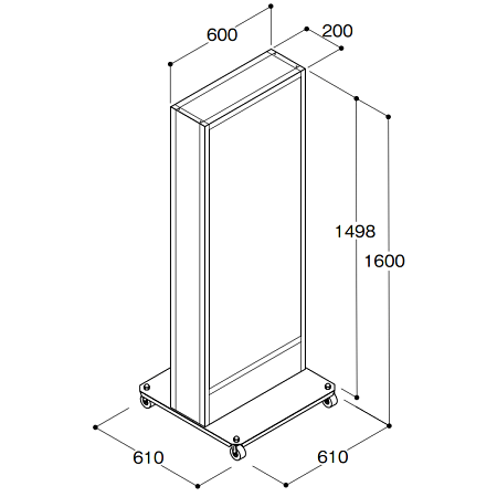 ■ADO-910NT-LED(W)寸法図