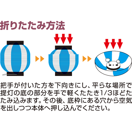 ■折りたたみ方法イラスト