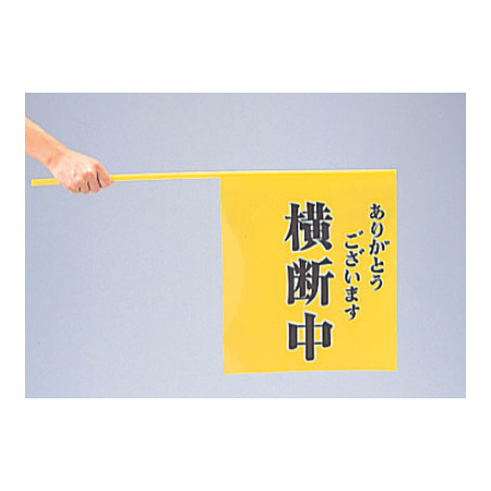 ■使用例／ありがとうございます 横断中