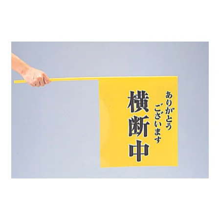 ■使用例／ありがとうございます 横断中