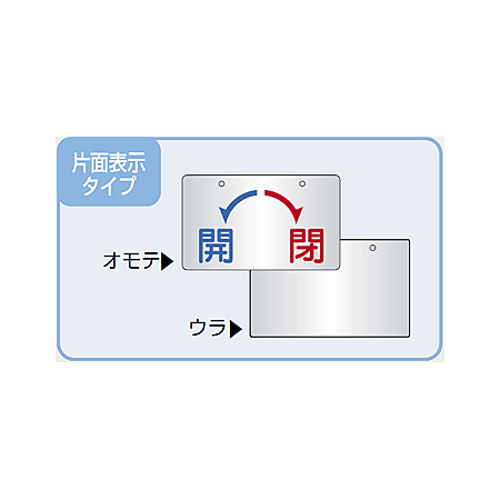 ■片面表示タイプです。