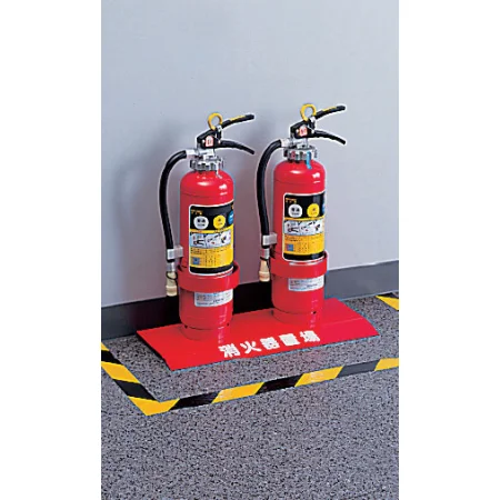 ■使用例／消火器置場(2本用)