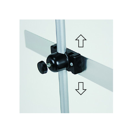 ■裏のつまみをまわして高さを調節