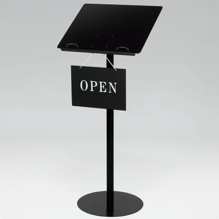 open closed 看板 かたちラボ open closed オープンクローズ看板 日本製 (シルバー