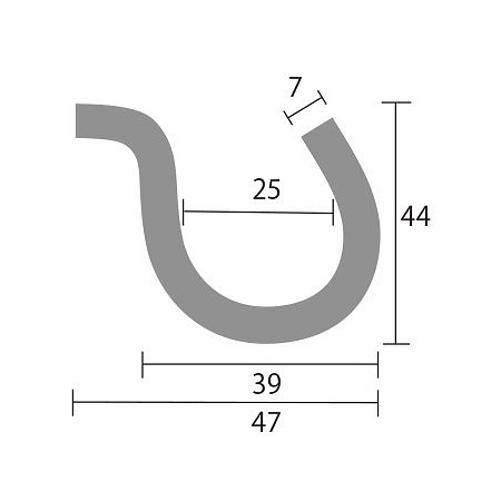 ■フックの寸法図